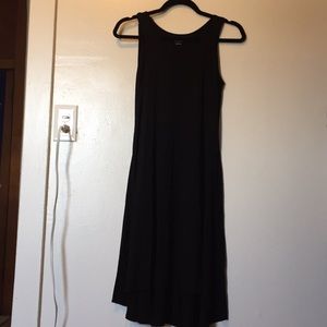 Three Dots black fit & flare dress